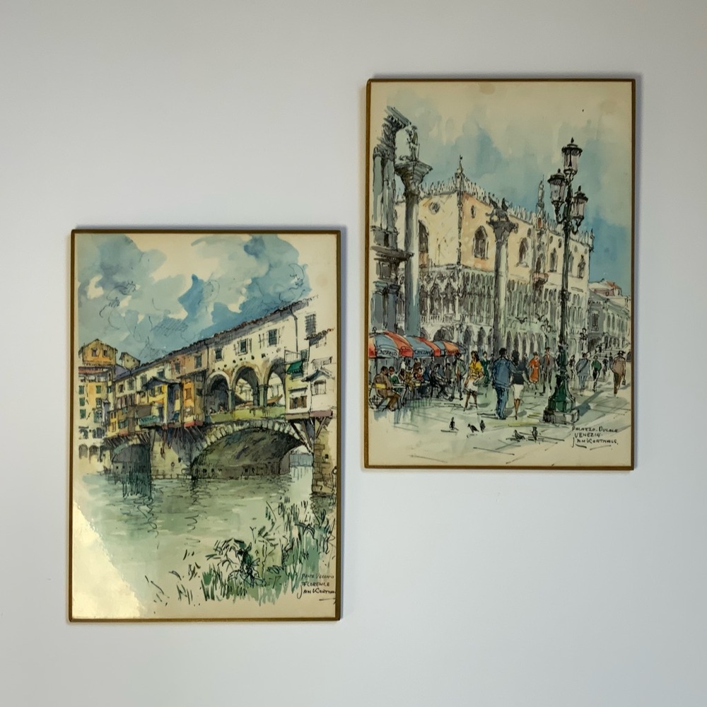 Set/2 Vintage Artwork